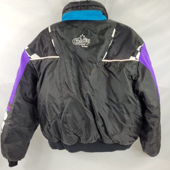 Choko Hot Rider Vintage 1990s Snowmobile Jacket Men size 2XL - Picture 2 of 3